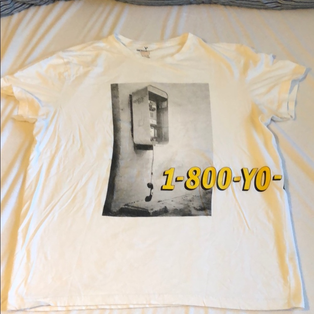 White XXL American Eagle T-shirt